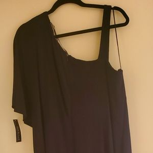 Fun, One Shoulder Jumsuit. Navy